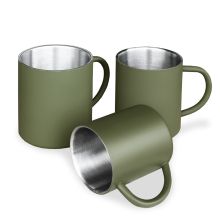 Tasse Edelstahl doppelwandig