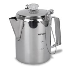 Edelstahl Kaffeekanne mit Perkolator